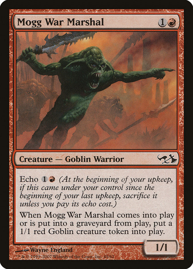 Mogg War Marshal [Duel Decks: Elves vs. Goblins] | Good Games Modbury