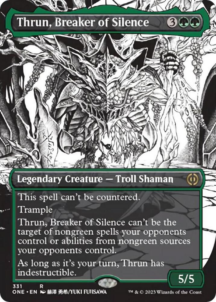 Thrun, Breaker of Silence 331/271 (Phyrexia: All Will Be One)  - Borderless | Good Games Modbury