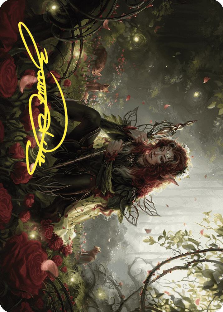 Yenna Redtooth Regent Art Card Gold Stamped Signature 35 (Art Series: Wilds of Eldraine)  | Good Games Modbury