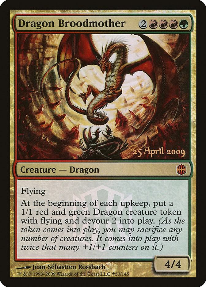 Dragon Broodmother 53 (Prerelease Cards)  - Foil | Good Games Modbury