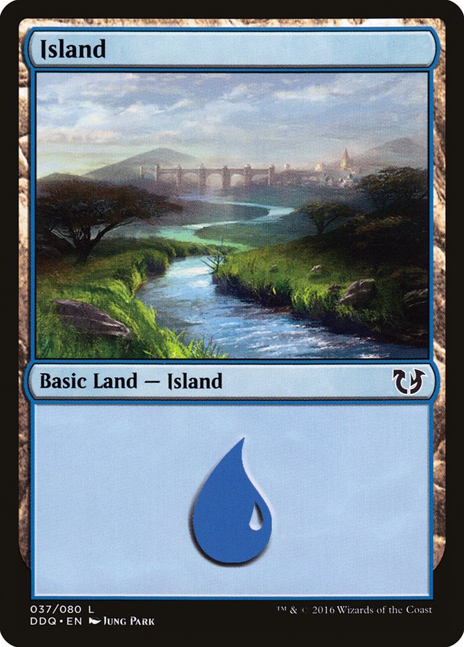 Island (37) [Duel Decks: Blessed vs. Cursed] | Good Games Modbury