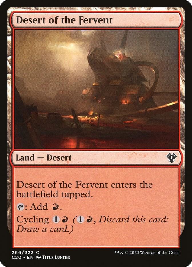 Desert of the Fervent 266/322 (Commander 2020)  | Good Games Modbury