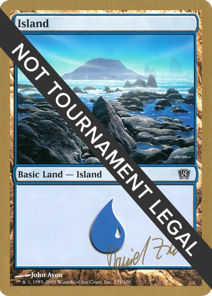 Island 335 2003 Daniel Zink 8ED dz335/142 (World Championship Decks)  | Good Games Modbury