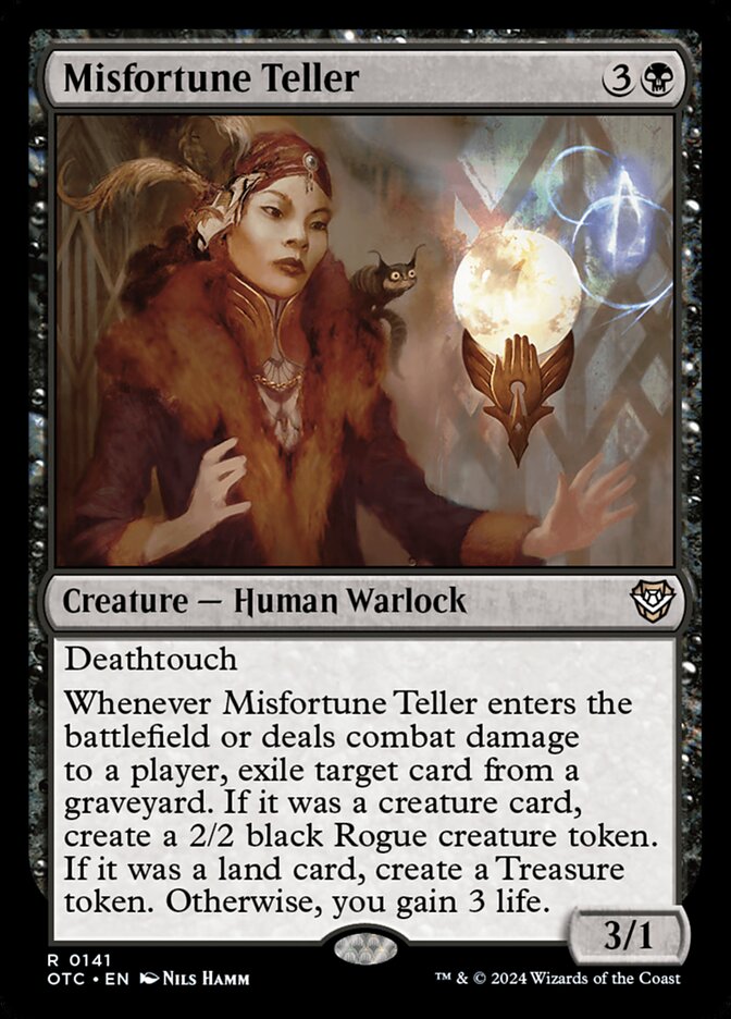 Misfortune Teller 141/342 (Commander: Outlaws of Thunder Junction)  | Good Games Modbury