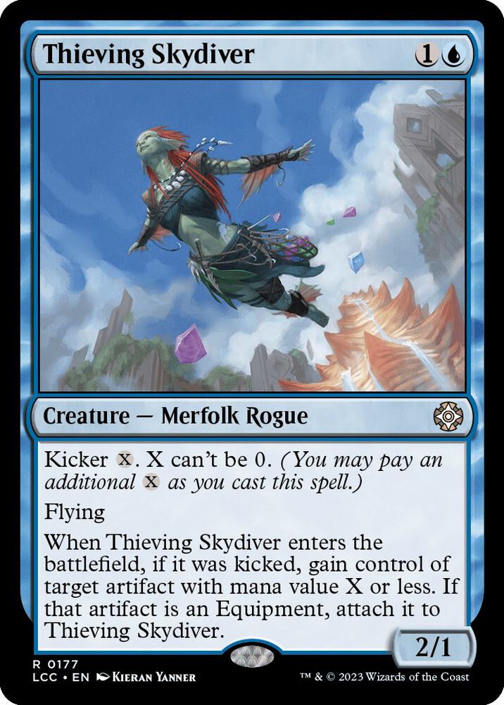 Thieving Skydiver 177 (Commander: The Lost Caverns of Ixalan)  | Good Games Modbury