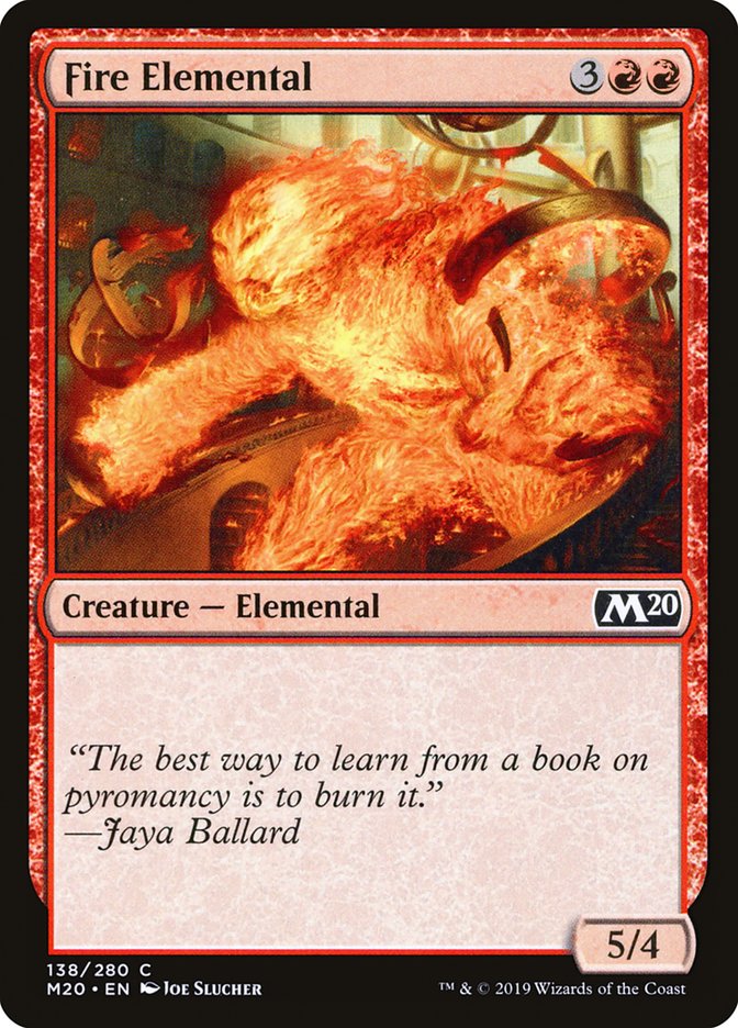 Fire Elemental [Core Set 2020] | Good Games Modbury