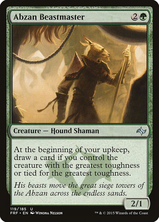Abzan Beastmaster 119/185 (Fate Reforged)  - Foil | Good Games Modbury