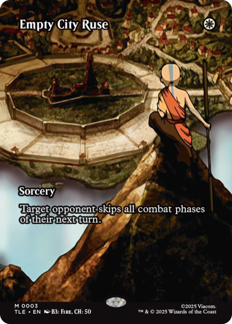 Empty City Ruse (Borderless) [Avatar: The Last Airbender: Eternal-Legal] | Good Games Modbury