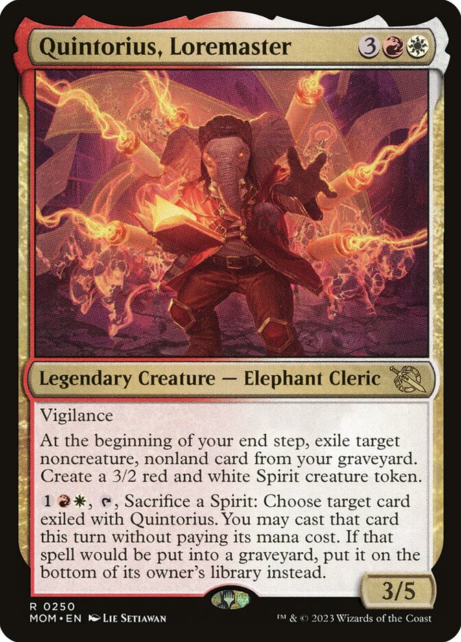 Quintorius, Loremaster 250/291 (March of the Machine)  - Foil | Good Games Modbury