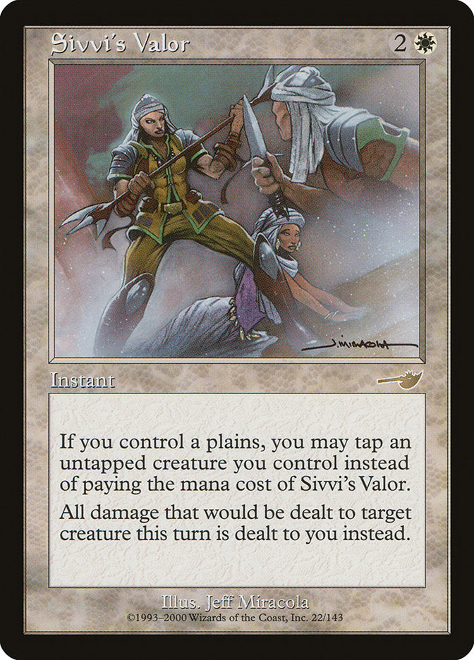 Sivvi's Valor 22/143 (Nemesis)  - Foil | Good Games Modbury