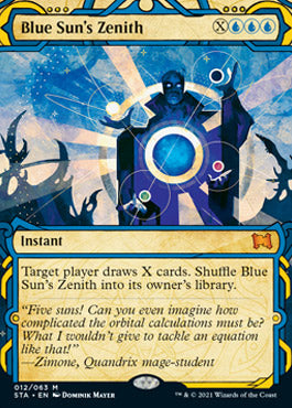 Blue Sun's Zenith (Foil Etched) [Strixhaven: School of Mages Mystical Archive] | Good Games Modbury