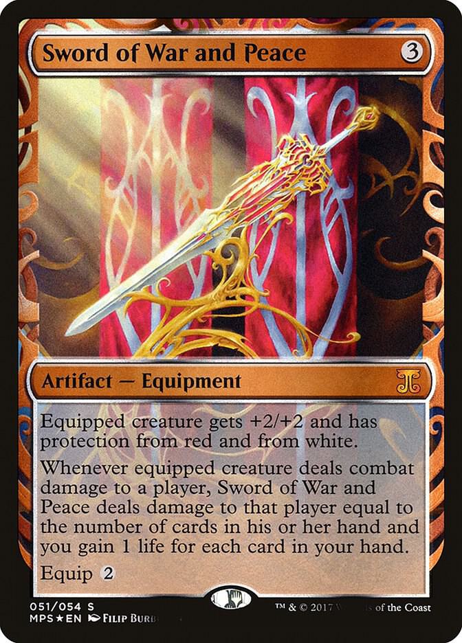 Sword of War and Peace 51/54 (Masterpiece Series: Kaladesh Inventions)  - Foil | Good Games Modbury