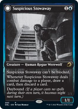 Suspicious Stowaway 80/534 (Innistrad: Double Feature)  - Foil | Good Games Modbury
