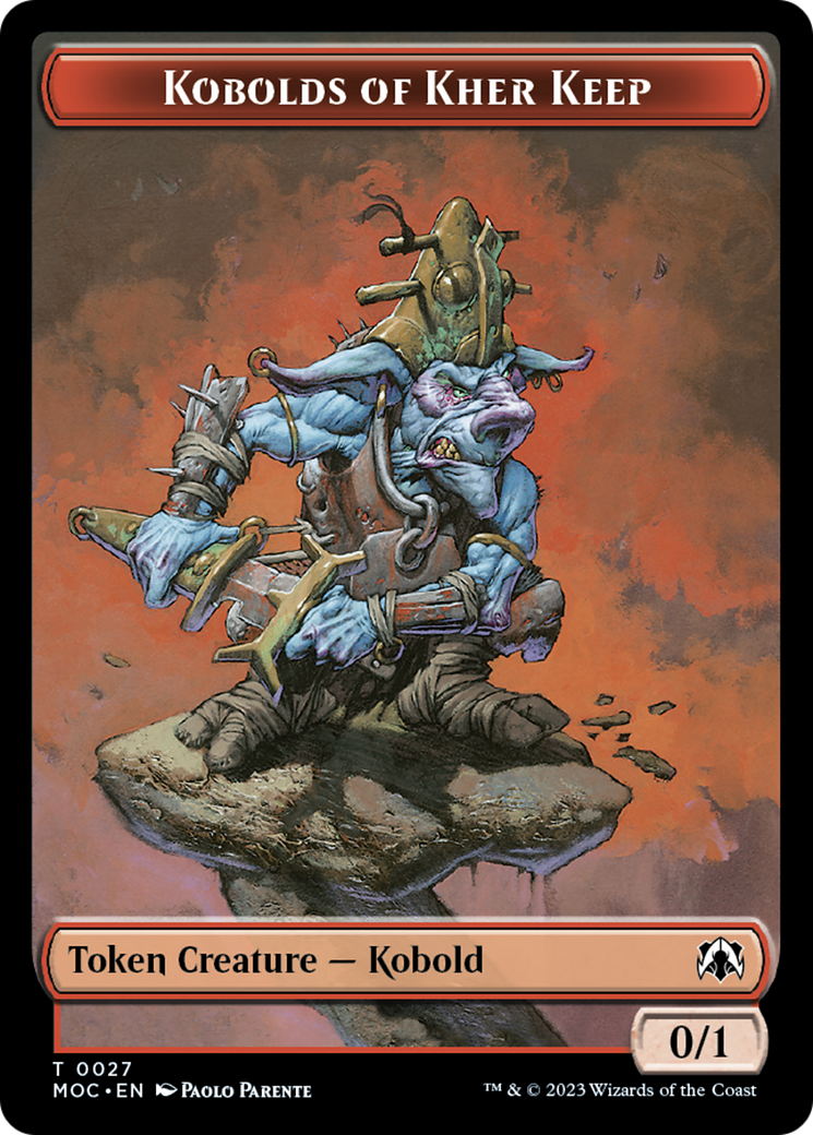 Bird // Kobolds of Kher Keep Double-Sided Token [March of the Machine Commander Tokens] | Good Games Modbury
