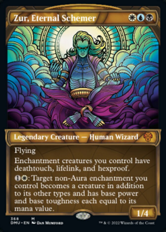 Zur, Eternal Schemer (Showcase Textured) [Dominaria United] | Good Games Modbury