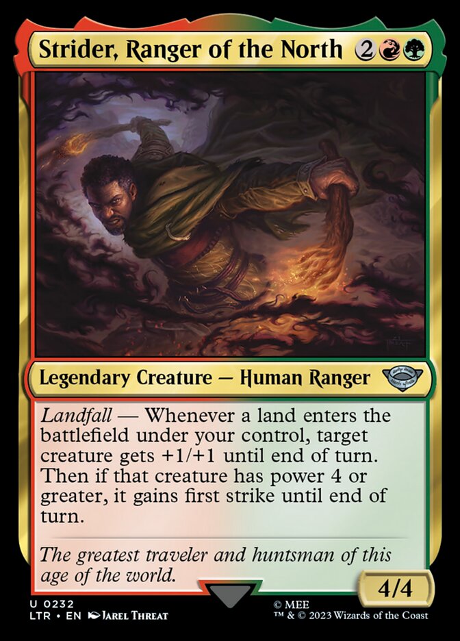 Strider, Ranger of the North 232/281 (Universes Beyond: The Lord of the Rings: Tales of Middle-earth)  | Good Games Modbury
