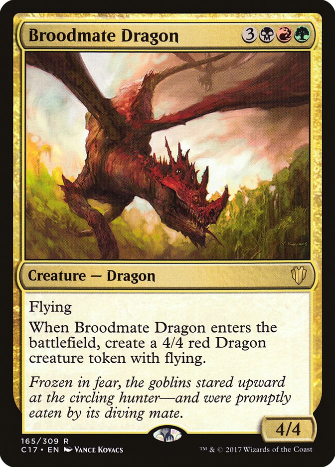 Broodmate Dragon 165/309 (Commander 2017)  | Good Games Modbury