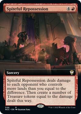 Spiteful Repossession Extended Art 98/93 (Commander: Streets of New Capenna)  - Foil | Good Games Modbury