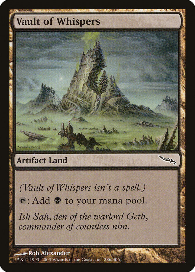 Vault of Whispers [Mirrodin] | Good Games Modbury