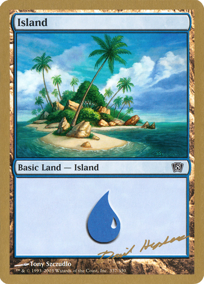 Island (dh337) (Dave Humpherys) [World Championship Decks 2003] | Good Games Modbury