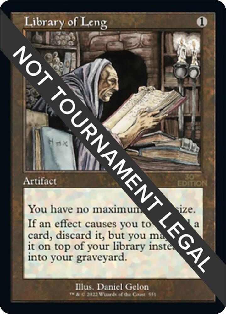 Library of Leng Retro Frame 551/594 (30th Anniversary Edition)  | Good Games Modbury