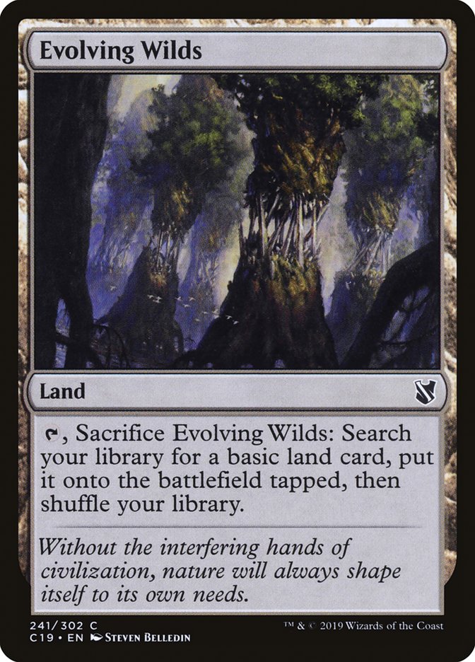 Evolving Wilds [Commander 2019] | Good Games Modbury