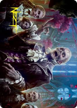 Undead Butler Art Card Gold Stamped Signature 37 (Art Series: Innistrad: Crimson Vow)  | Good Games Modbury