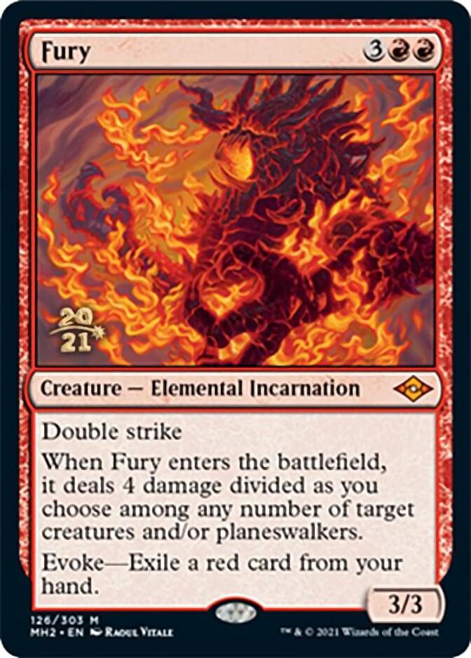 Fury [Modern Horizons 2 Prerelease Promos] | Good Games Modbury