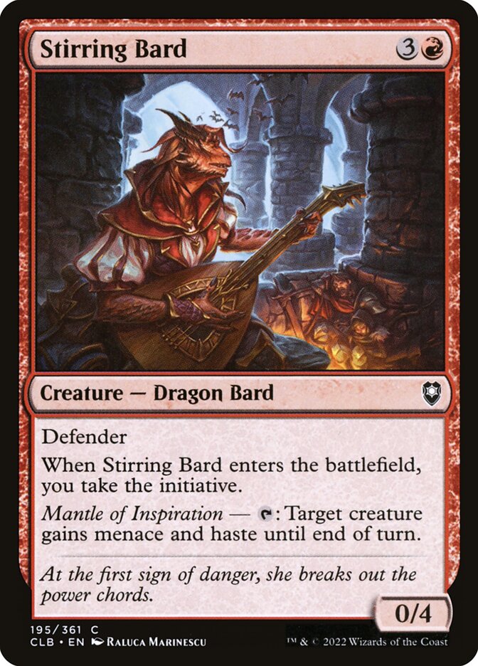 Stirring Bard 195 (Commander Legends: Battle for Baldur's Gate)  | Good Games Modbury