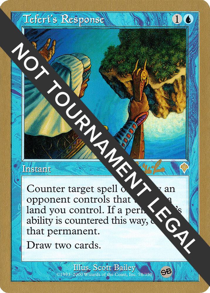 Teferis Response 2002 Carlos Romao INV SB cr78sb/153 (World Championship Decks)  | Good Games Modbury