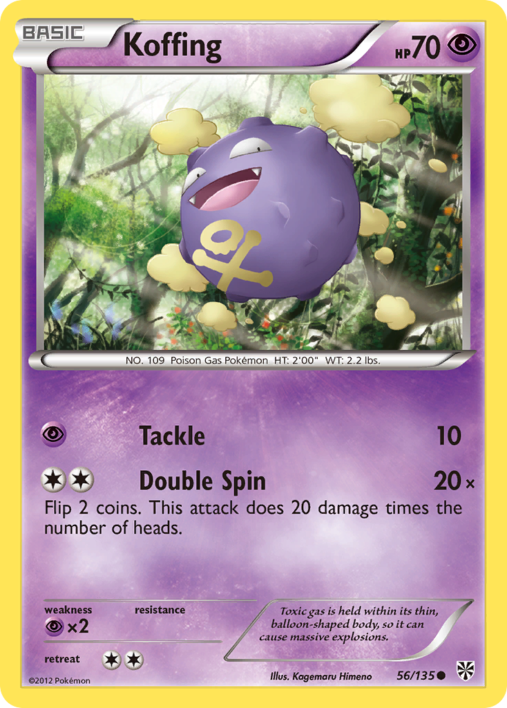 Koffing (56/135) [Black & White: Plasma Storm] | Good Games Modbury