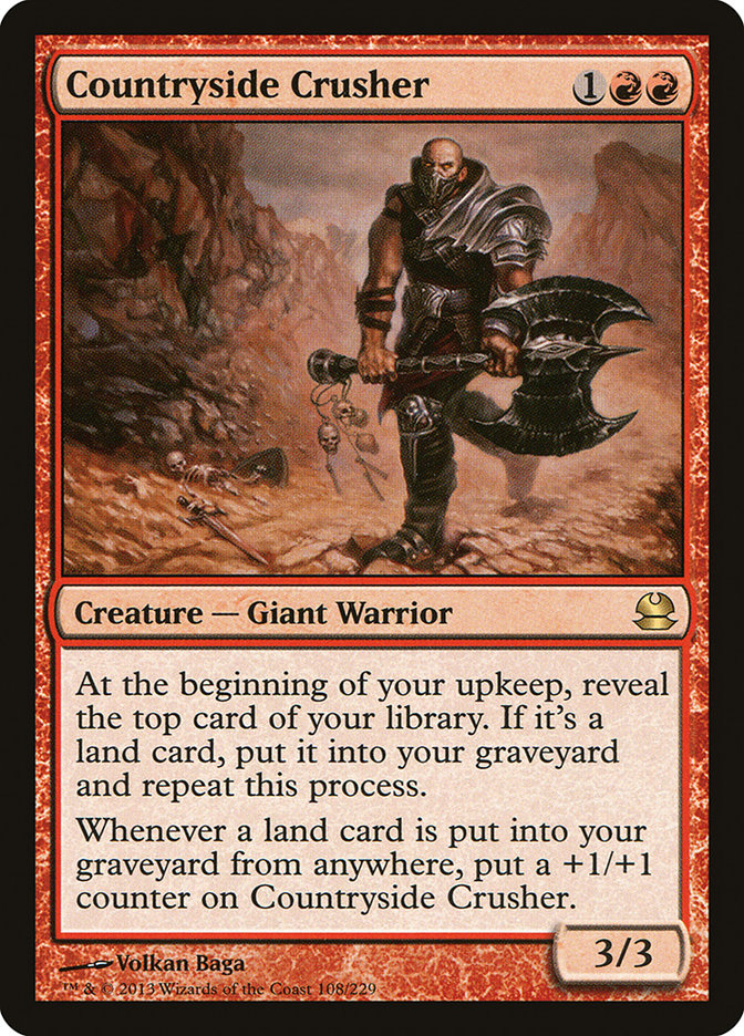 Countryside Crusher 108/229 (Modern Masters)  - Foil | Good Games Modbury