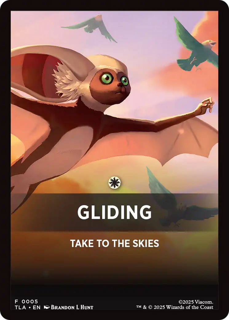 Gliding Theme Card [Avatar: The Last Airbender Tokens] | Good Games Modbury