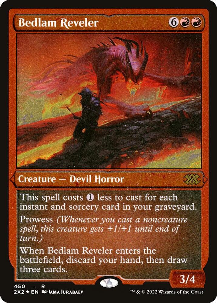 Bedlam Reveler Foil Etched 450 (Double Masters 2022)  - Foil | Good Games Modbury