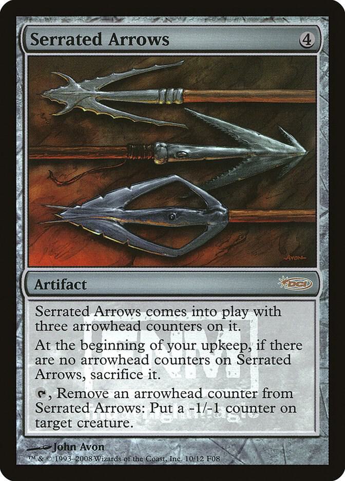 Serrated Arrows 10/12 (FNM Promos)  - Foil | Good Games Modbury