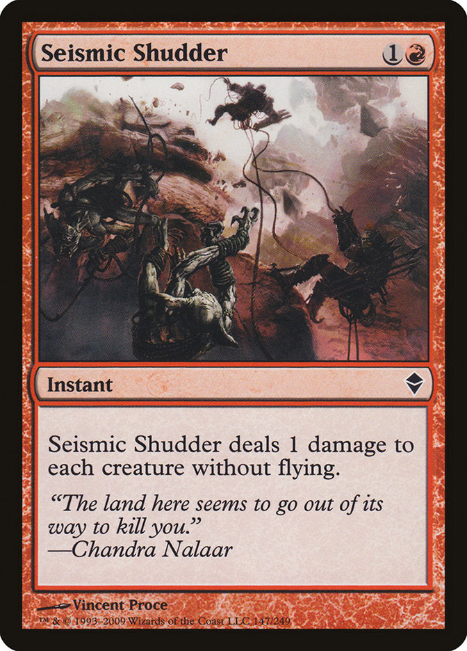 Seismic Shudder [Zendikar] | Good Games Modbury