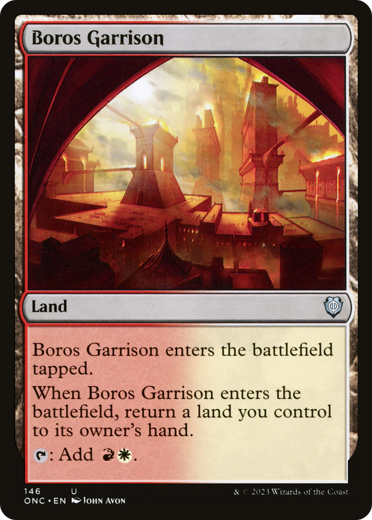 Boros Garrison [Phyrexia: All Will Be One Commander] | Good Games Modbury