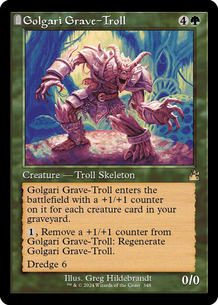 Golgari Grave-Troll 348/291 (Ravnica Remastered)  - Retro | Good Games Modbury