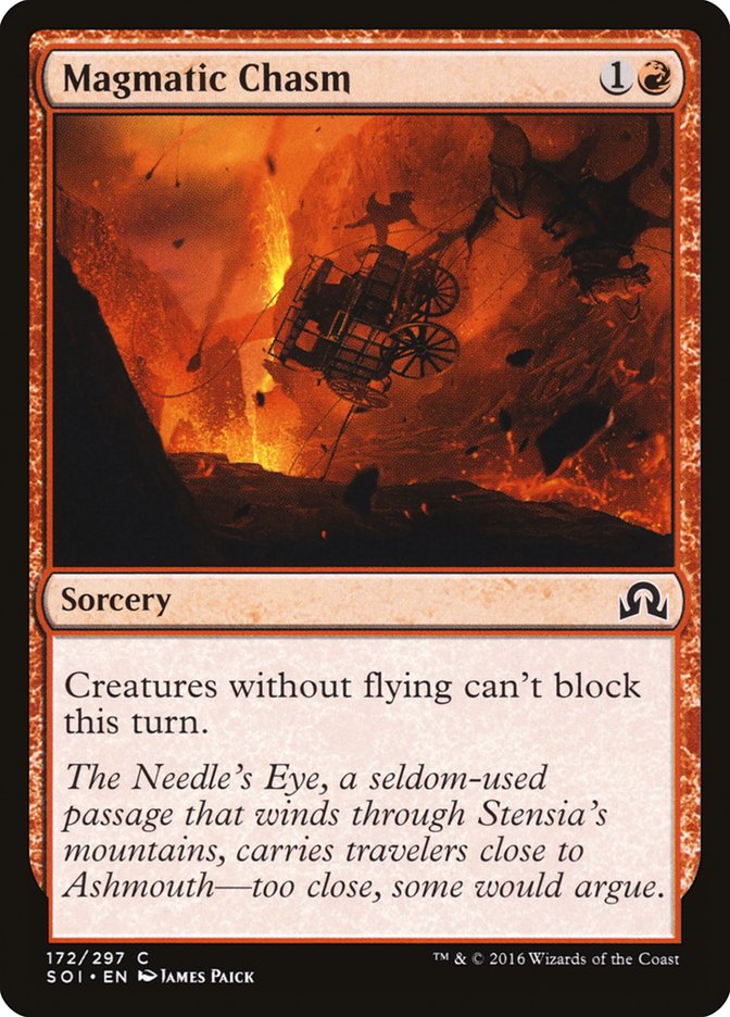 Magmatic Chasm 172/297 (Shadows over Innistrad)  | Good Games Modbury