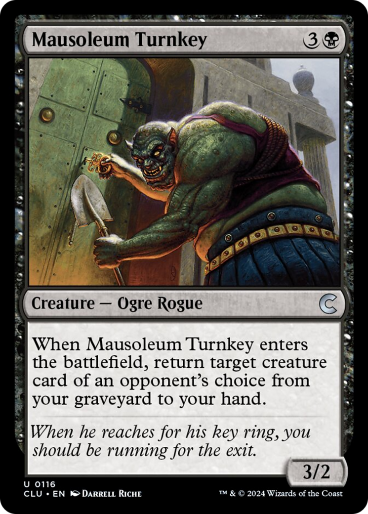 Mausoleum Turnkey [Ravnica: Clue Edition] | Good Games Modbury