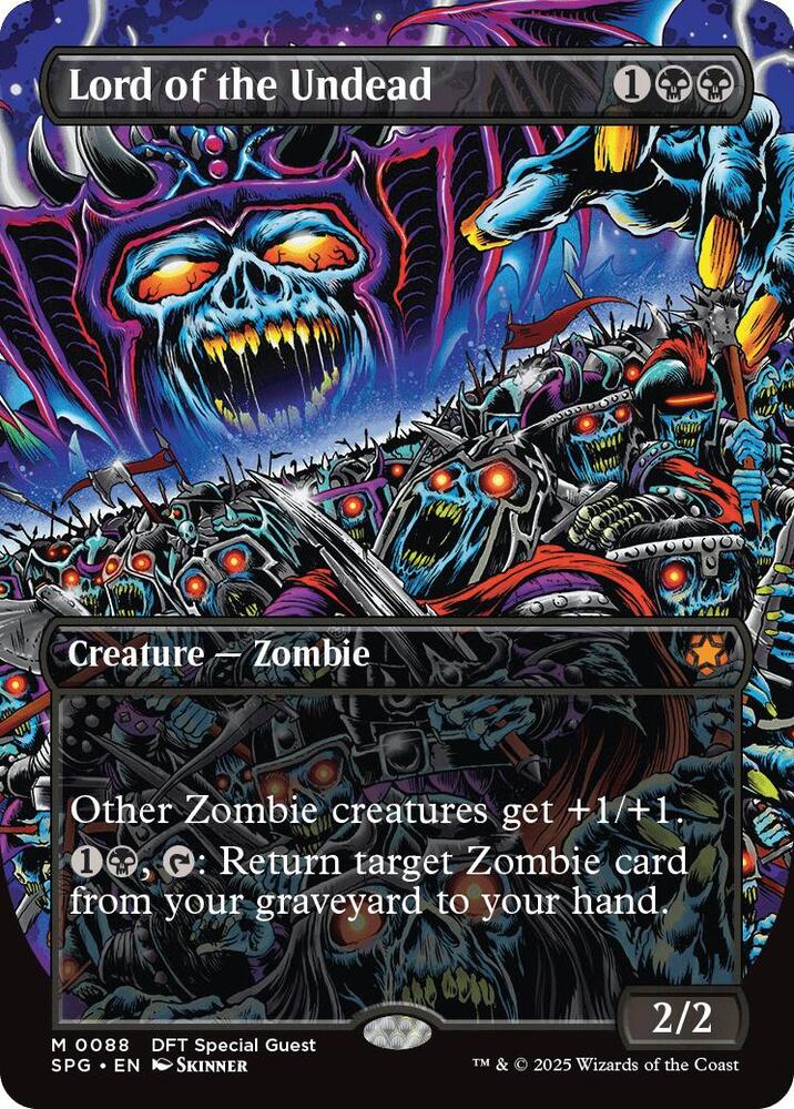 Lord of the Undead 88/0 (Special Guests)  - Borderless Foil | Good Games Modbury