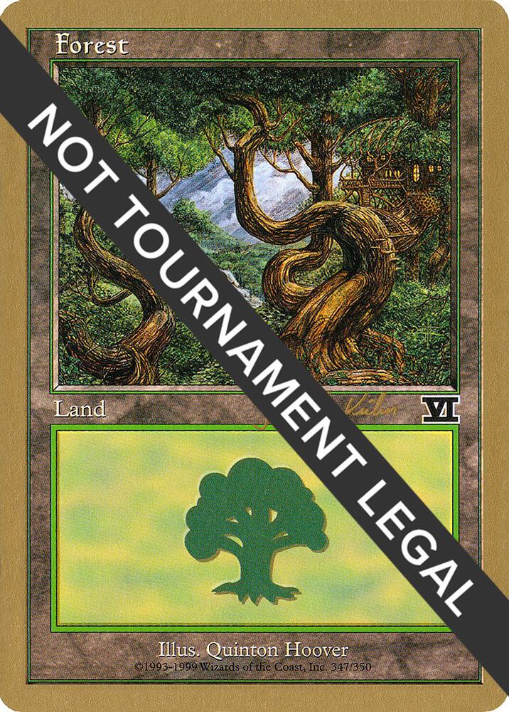 Forest 347 2000 Janosch Kuhn 6ED jk347/117 (World Championship Decks)  | Good Games Modbury