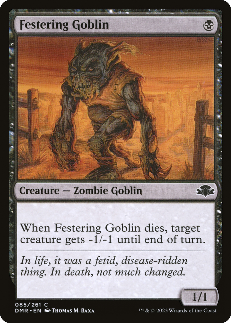 Festering Goblin [Dominaria Remastered] | Good Games Modbury