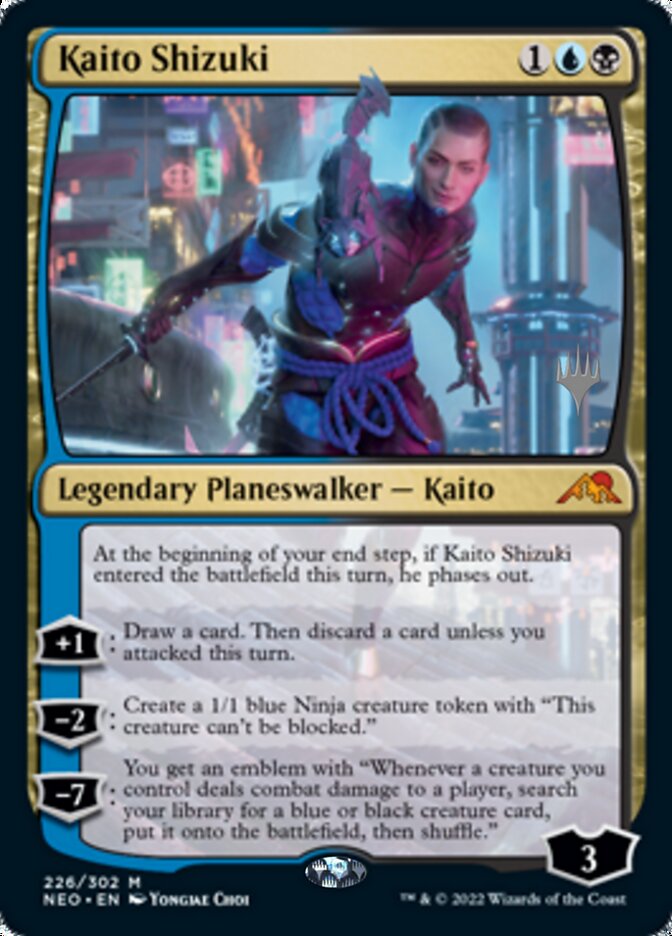 Kaito Shizuki (Promo Pack) [Kamigawa: Neon Dynasty Promos] | Good Games Modbury