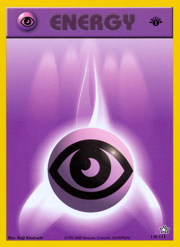 Psychic Energy (110/111) [Neo Genesis 1st Edition] | Good Games Modbury