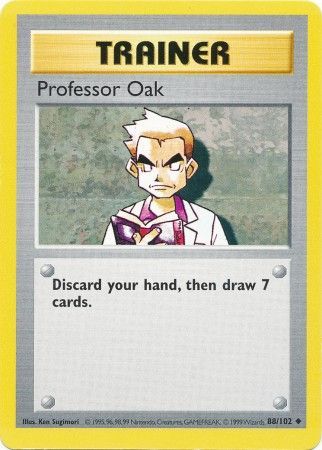 Professor Oak (88/102) [Base Set Shadowless Unlimited] | Good Games Modbury