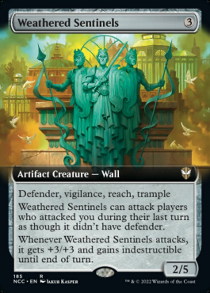 Weathered Sentinels (Extended Art) [Streets of New Capenna Commander] | Good Games Modbury