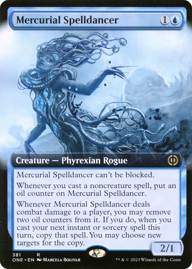 Mercurial Spelldancer (Extended Art) [Phyrexia: All Will Be One] | Good Games Modbury