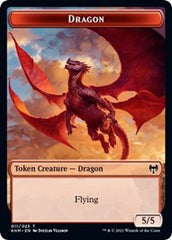 Dragon // Thopter Double-Sided Token [Kaldheim Commander Tokens] | Good Games Modbury