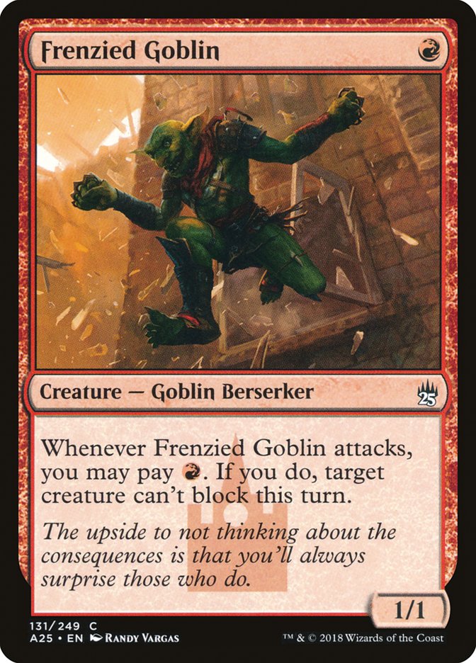 Frenzied Goblin [Masters 25] | Good Games Modbury